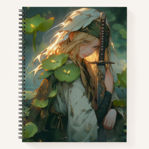Vrouwe van Lake Anime Fantasy Notitieboek