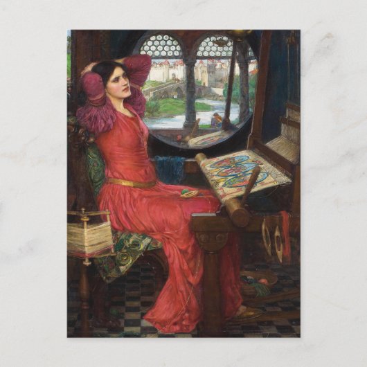 Vrouwe van Shalott | John William Waterhouse Briefkaart (Voorkant)