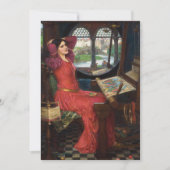 Vrouwe van Shalott | John William Waterhouse Kaart (Voorkant)