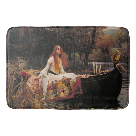Vrouwe van Shalott Waterhouse Art Badmat (Voorkant)