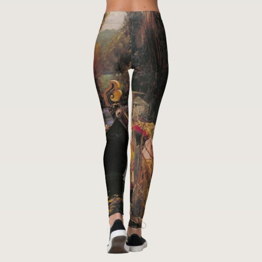 Vrouwe van Shalott Waterhouse Art Leggings (Achterkant)