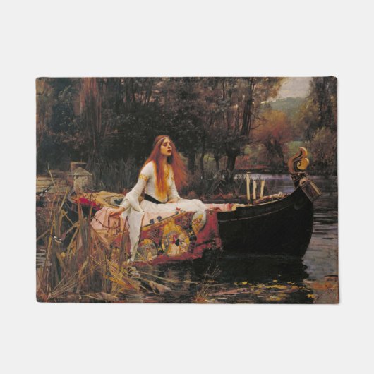 Vrouwe van Shalott Waterhouse Deurmat (Voorkant)
