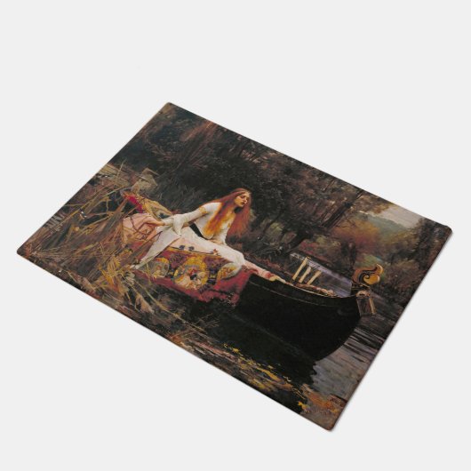 Vrouwe van Shalott Waterhouse Deurmat (Schuin)