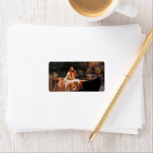 Vrouwe van Shalott Waterhouse Labels (Insitu)