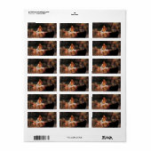 Vrouwe van Shalott Waterhouse Labels (Full Sheet)