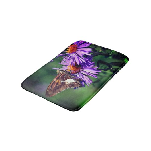 Vrouwe vrouwerij op de wildaster badmat (Gekanteld)