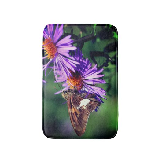 Vrouwe vrouwerij op de wildaster badmat (Voorkant Verticaal)