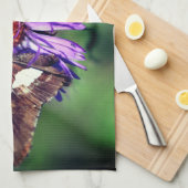 Vrouwe vrouwerij op de wildaster theedoek (Quarter Fold)