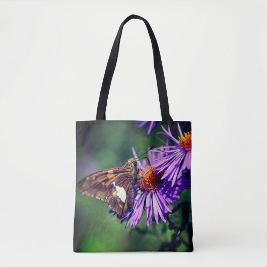 Vrouwe vrouwerij op de wildaster tote bag (Voorkant)