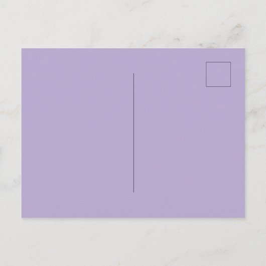 Vrouwe wilde bloemen violet roze bij uitnodiging briefkaart (Achterkant)