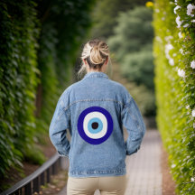 Vrouwelijk Blauw Modern Grieks Oog