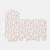 Vrouwelijk Bloemen Krans Verjaardagsfeest Bedankdoosjes (Uitgevouwen)