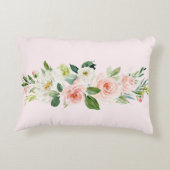 Vrouwelijk Bloemenbos / Bos Dieren Kwekerij Accent Kussen (Achterkant)