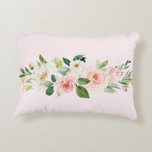 Vrouwelijk Bloemenbos / Bos Dieren Kwekerij Accent Kussen (Achterkant)