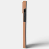 Vrouwelijk bloemmotief met grote initiële roze ele Case-Mate iPhone case (Achterkant / Links)