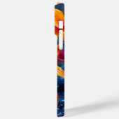 Vrouwelijk bloemmotief orchidee Elegante botanisch Case-Mate iPhone Case (Achterkant / Links)