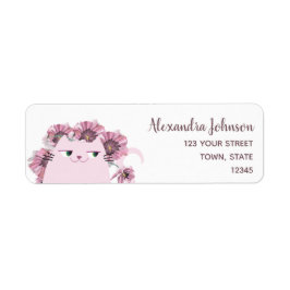 Vrouwelijk Cute Retouradres Etiket