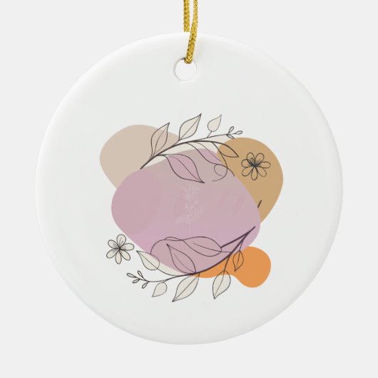 Vrouwelijk design voor stijlvolle vrouwen keramisch ornament (Voorkant)