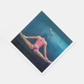 Vrouwelijk fitnessmodel split Thunder_Cove  Servet (Hoek)