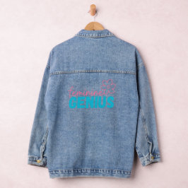 vrouwelijk genie denim jacket