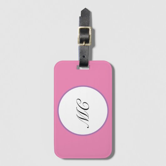 Vrouwelijk gepersonaliseerd bagagelabel (Voorkant (verticaal))