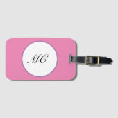 Vrouwelijk gepersonaliseerd bagagelabel (Voorkant (horizontaal))