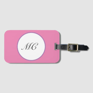 Vrouwelijk gepersonaliseerd bagagelabel