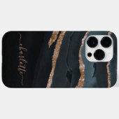 Vrouwelijk Gouden Glitter Stijlvolle Chic Naam Per Case-Mate iPhone Case (Achterkant (horizontaal))
