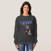 Vrouwelijk grijs team Bane Sweatshirt (met foto) (Voorkant volledig)