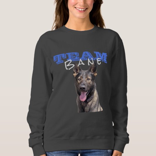 Vrouwelijk grijs team Bane Sweatshirt (met foto) (Voorkant)