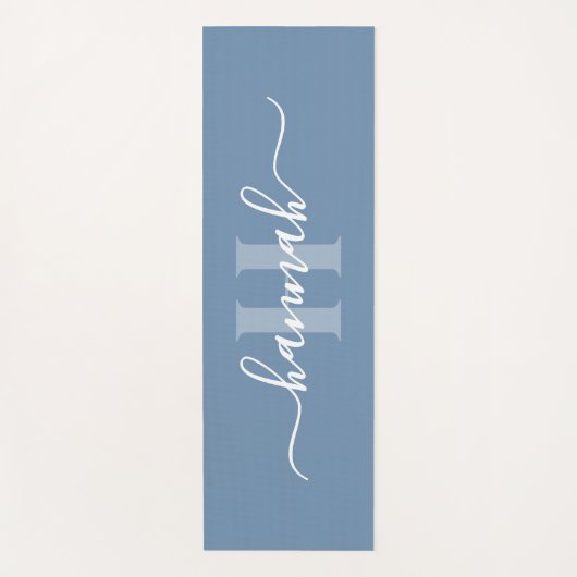 Vrouwelijk groot monogram schrift yogamat (Voorkant)