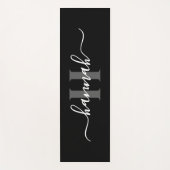 Vrouwelijk groot monogram schrift yogamat (Voorkant)