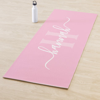 Vrouwelijk Groot Monogram Schrift Yogamat