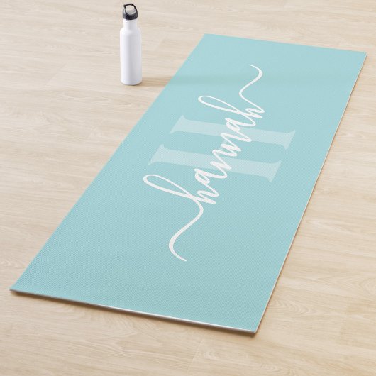 Vrouwelijk groot monogram schrift yogamat