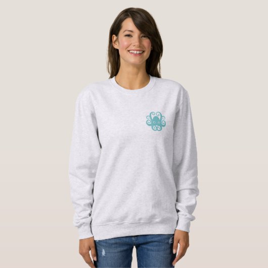 Vrouwelijk Krewnek Sweatshirt (Voorkant volledig)