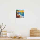 Vrouwelijk Landschapsprint Cozy Home Poster (Keuken)