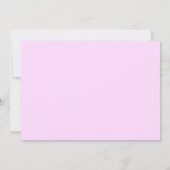 Vrouwelijk Licht Roze Bloemenfotografie Natuur Notitiekaartje (Achterkant)