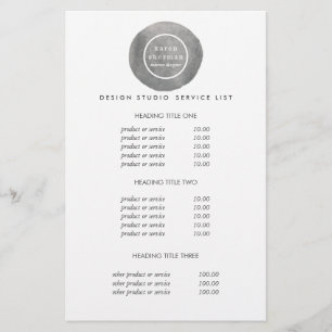 Vrouwelijk logo grijs    Prijzen & Diensten Flyer