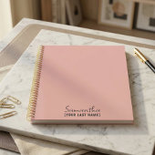 Vrouwelijk Minimalistisch | Roze Beige Planner