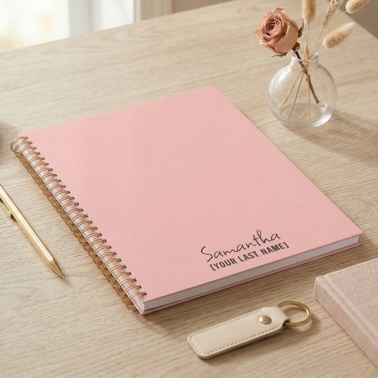 Vrouwelijk Minimalistisch | Roze Beige Planner
