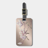 Vrouwelijk Moderne Chic Magnolia Bagagelabel (Voorkant verticaal)