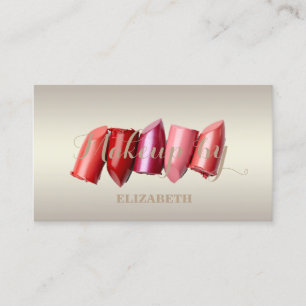 Vrouwelijk Moderne Professional,Lippenstift Visitekaartje
