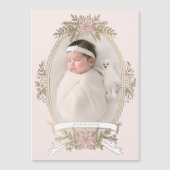 Vrouwelijk ovaal lijst lint en vakantie groen (Voorkant)