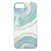 vrouwelijk pastelagaatpatroon Case-Mate iPhone case (Achterkant)