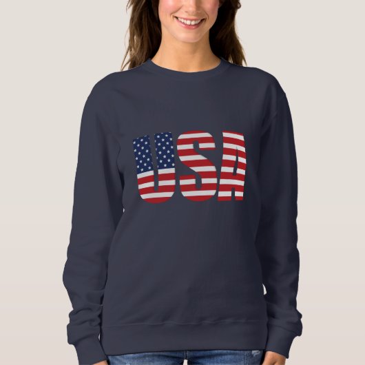 Vrouwelijk Patriottisch Sweatshirt (Voorkant)