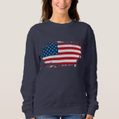Vrouwelijk Patriottisch Sweatshirt (Voorkant)