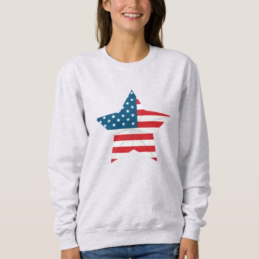 Vrouwelijk Patriottisch Sweatshirt (Voorkant)
