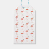 Vrouwelijk roze Flamingo patroon Cadeaulabel (Voorkant)