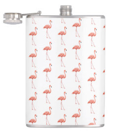 Vrouwelijk roze Flamingo patroon Heupfles