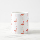 Vrouwelijk roze Flamingo patroon Koffiemok (Center)